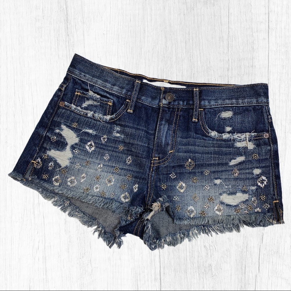 Abercrombie & Fitch embellished shorts